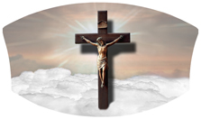 DNSWILL 107 BZ Crusifix Clouds Bronze